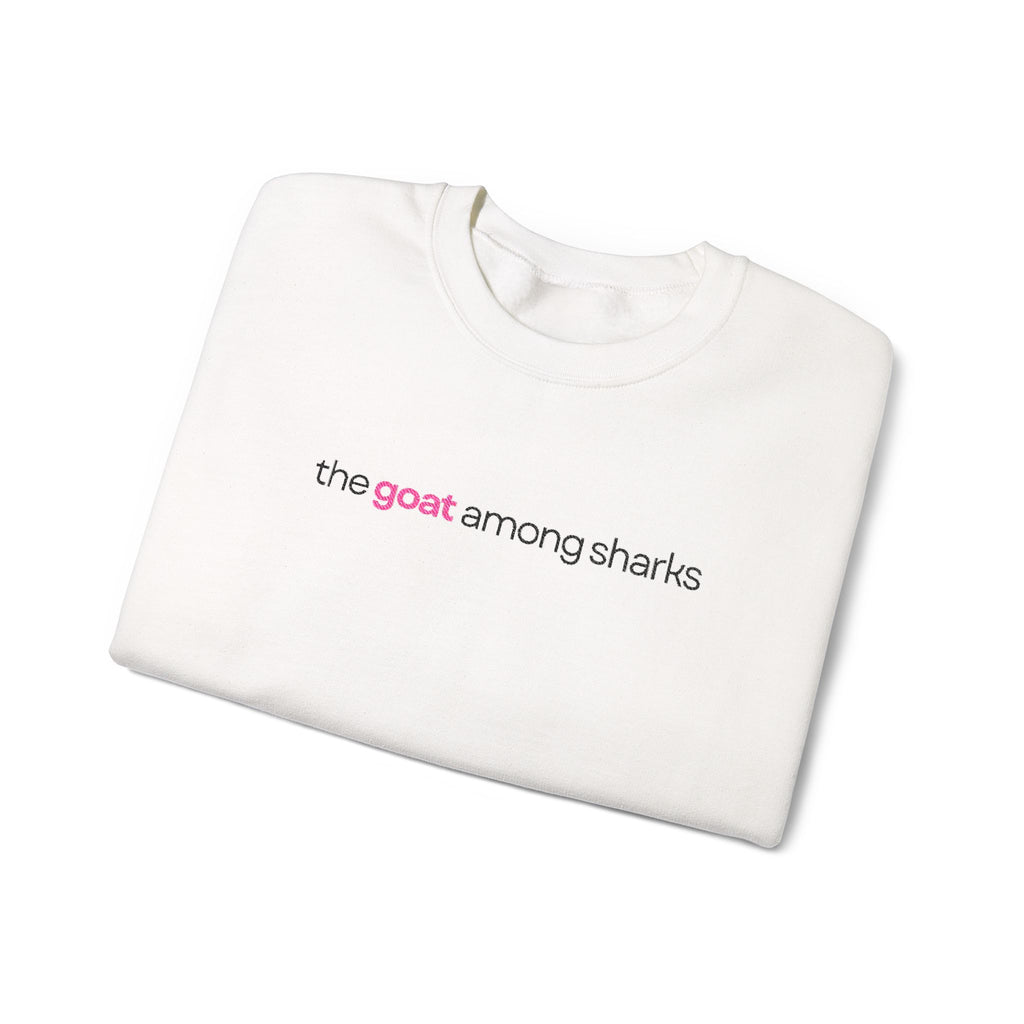 The Goat Among Sharks Crewneck Sweatshirt