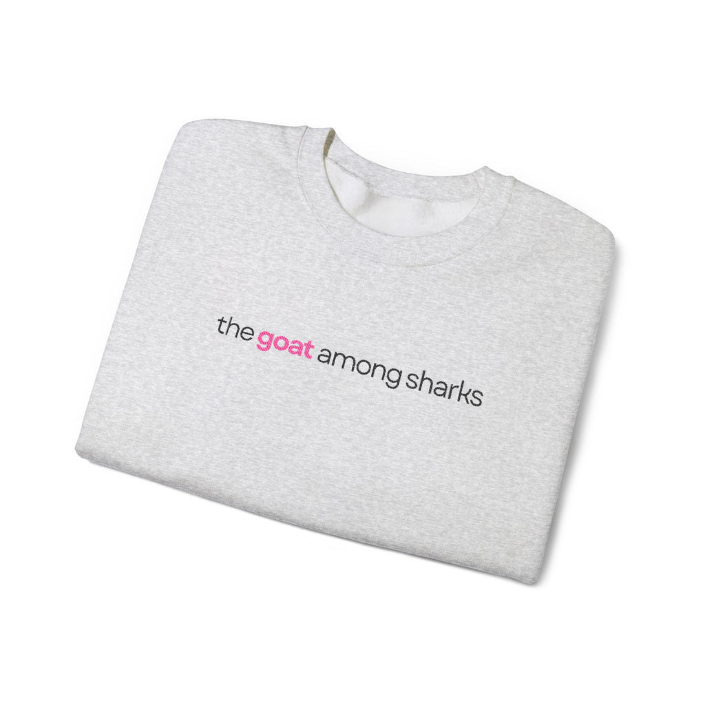 The Goat Among Sharks Crewneck Sweatshirt