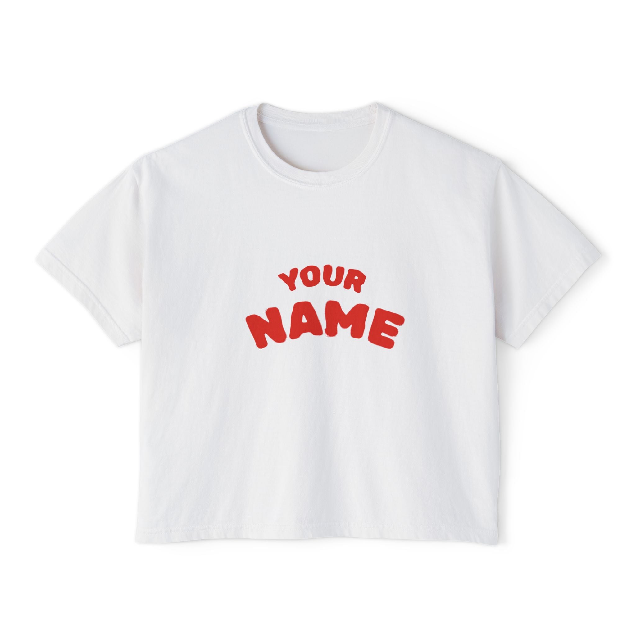 YOUR NAME + Underdog Boxy Tee