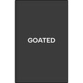 GOATED Vegan Leather Journal — Engraved Minimalist Notebook for Writers & Entrepreneurs