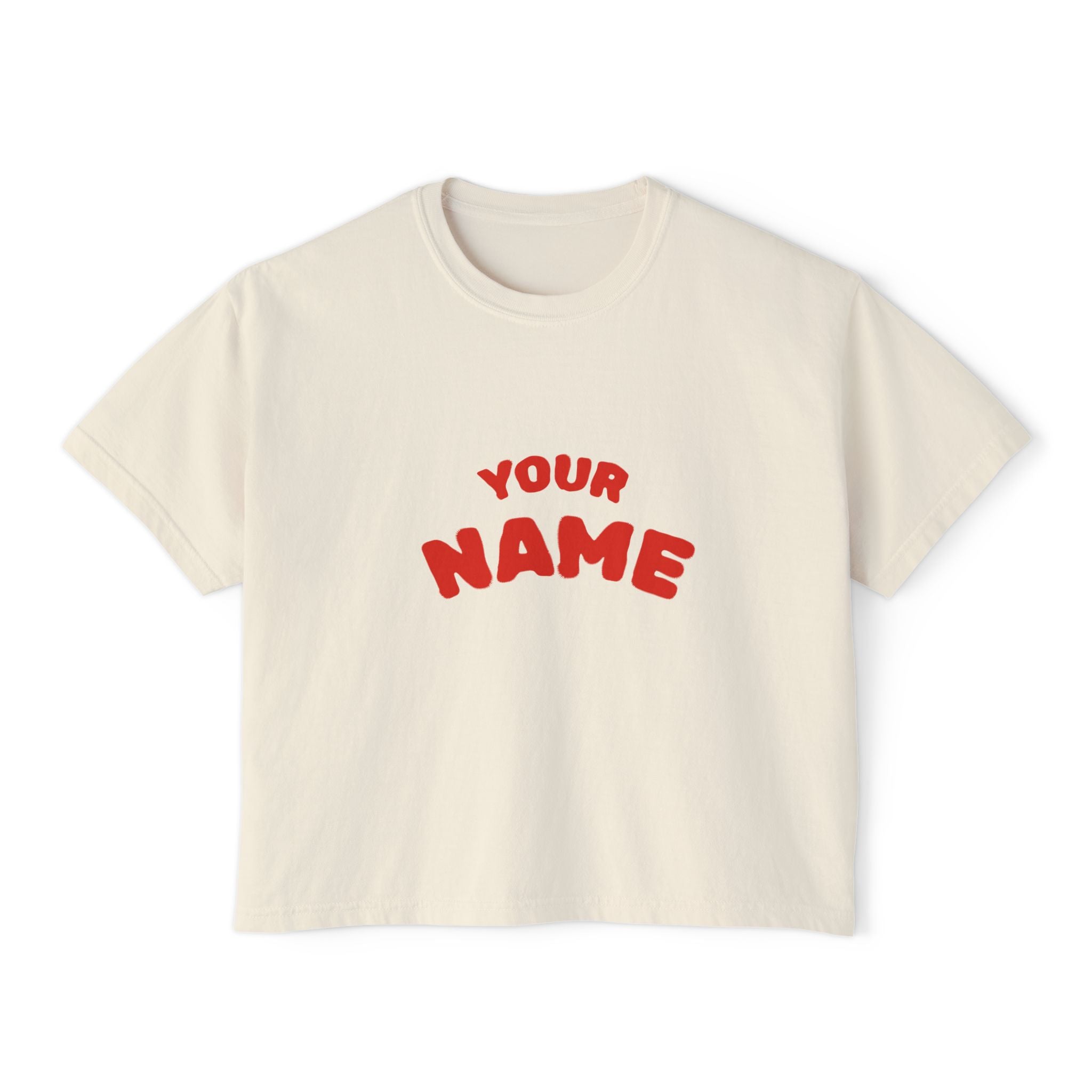 YOUR NAME + Underdog Boxy Tee