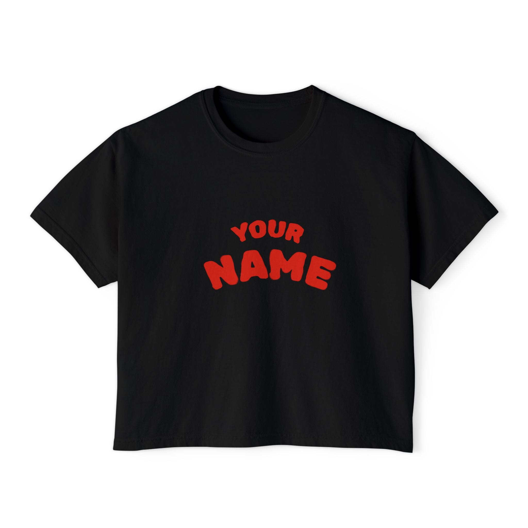 YOUR NAME + Underdog Boxy Tee