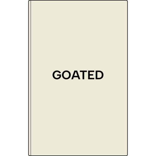 GOATED Vegan Leather Journal — Engraved Minimalist Notebook for Writers & Entrepreneurs