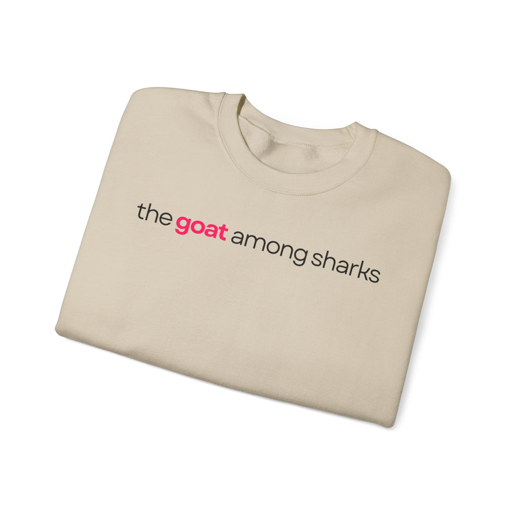 The Goat Among Sharks Crewneck Sweatshirt