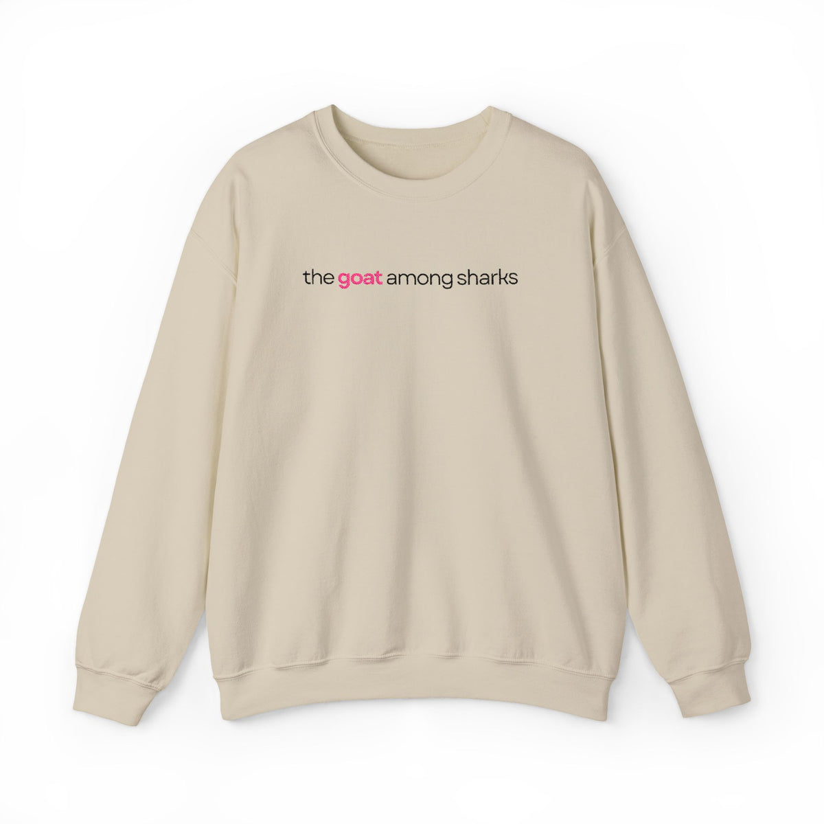 The Goat Among Sharks Crewneck Sweatshirt