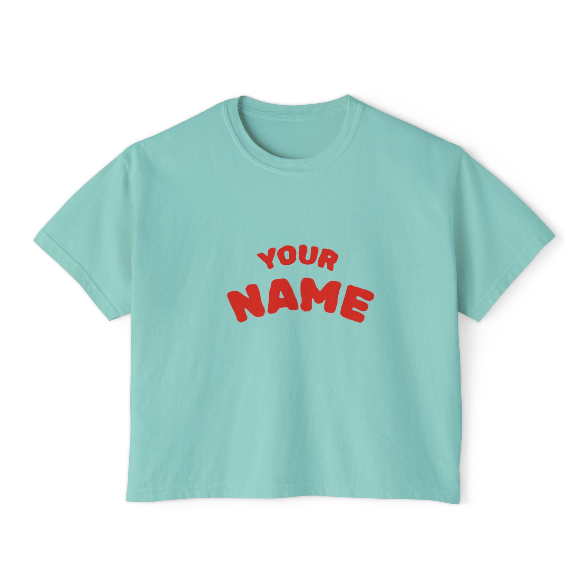 YOUR NAME + Underdog Boxy Tee