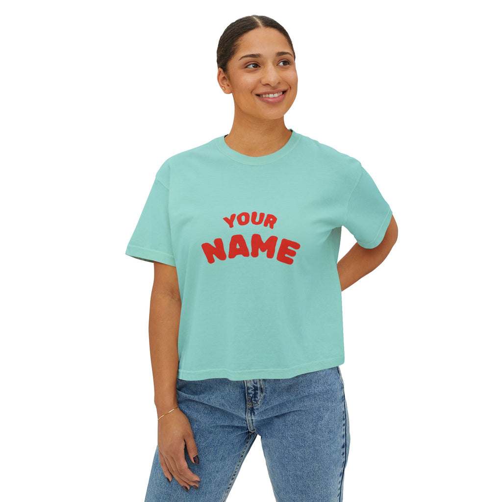 YOUR NAME + Underdog Boxy Tee