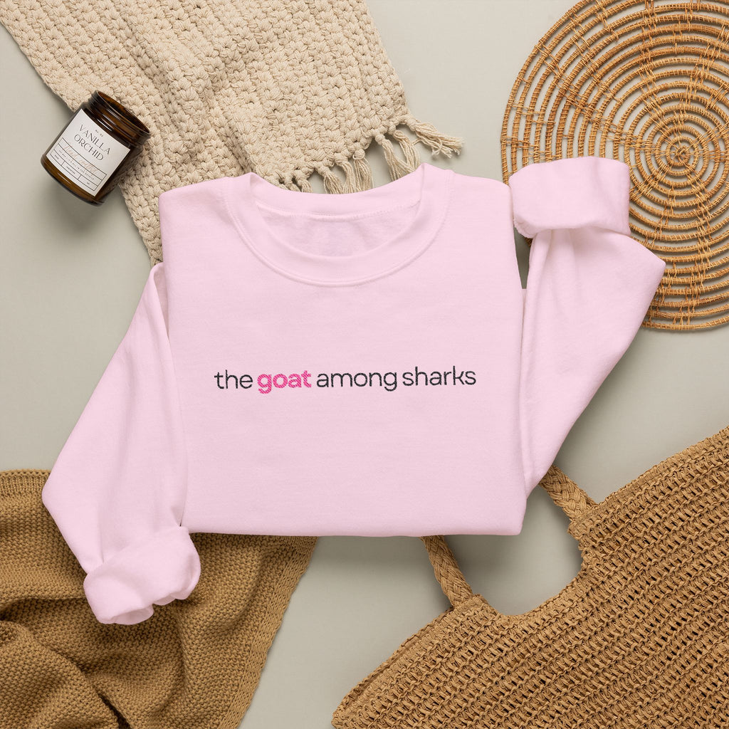 The Goat Among Sharks Crewneck Sweatshirt