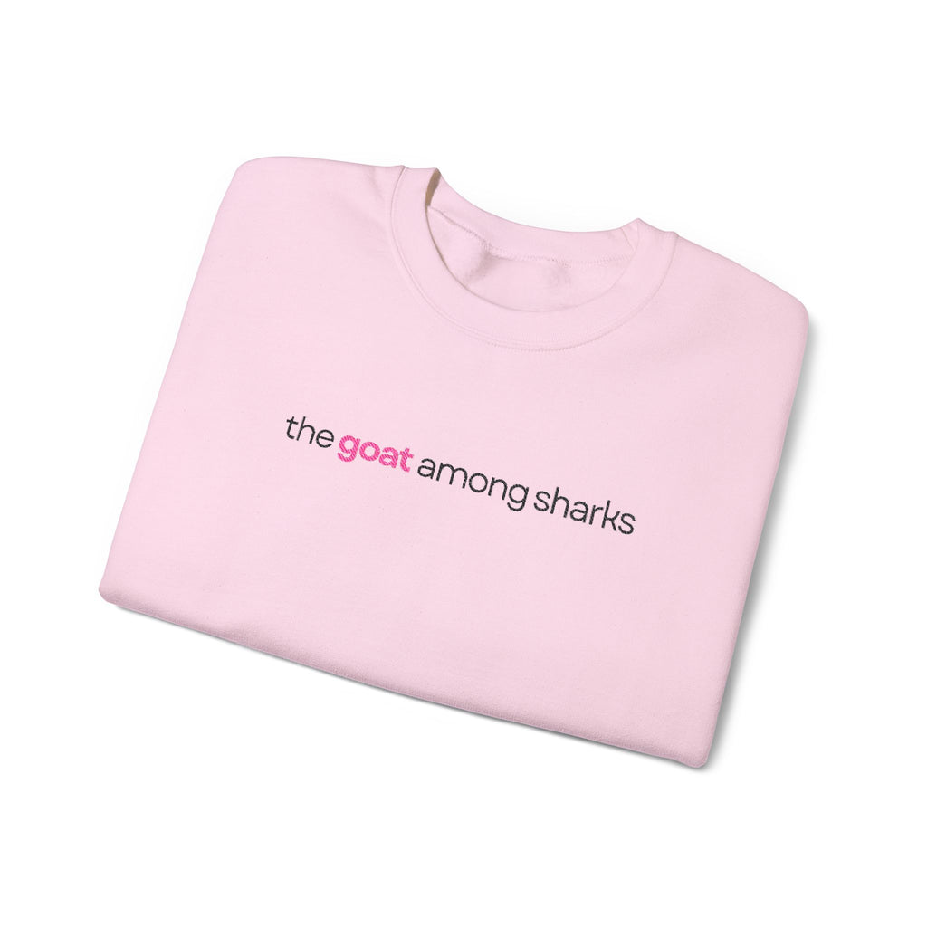 The Goat Among Sharks Crewneck Sweatshirt