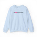 The Goat Among Sharks Crewneck Sweatshirt